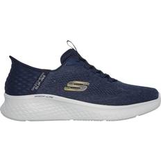 Men - Slip-On Walking Shoes Skechers Lite Pro Primebase M - Navy/Yellow