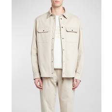 Moncler Herren Hemden Moncler Shirtjacket Herren Beige