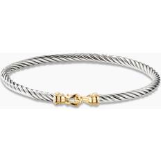 David Yurman Children Jewelry David Yurman Cable Kids Buckle Bracelet in Sterling Silver with 14K Yellow Gold Sterling Silver/14K Yellow Gold