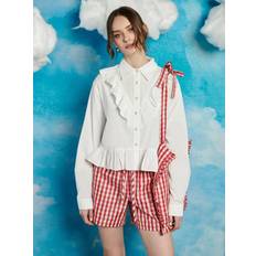 Sister Jane Sister Jane Lucky Ruffle Blouse, Ivory