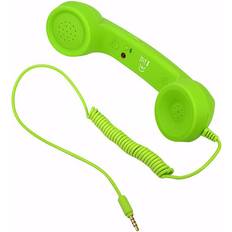 Landline Phones Maxpower green 3.5mm Universal Phone Telephone Radiation-proof Receivers Cellphone Handset