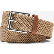 Beige - Men Belts Cole Haan Men's Tubular Stretch Belt Khaki