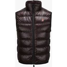 Rouge Gilets Moncler Grenoble Down Vest - Brown