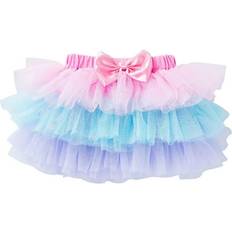 Babies Skirts Children's Clothing Odeerbi Sold by: Odeerbi, Odeerbi 2024 Toddler Girl Skirt Baby Cute Rainbow Net Yarn Bow Princess Pettiskirt Multi-color Skirt