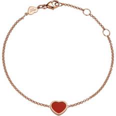 Chopard Rose Gold And Carnelian My Happy Hearts Bracelet rose gold One