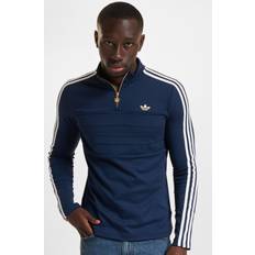 Adidas Hombre Blusas Adidas Men's Half Zip Sweatshirt - Night Indigo