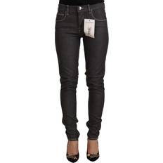 ACHT low waist skinny denim jeans pants black -size