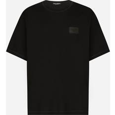 Dolce & Gabbana Rubber Badge Logo T-Shirt Black