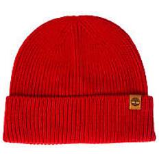 Timberland Men Headgear Timberland men's ribbed beanie with logo label