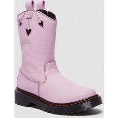 Dr. Martens Boots Dr. Martens Junior Bex Heart Nappa Leather Boots Pink