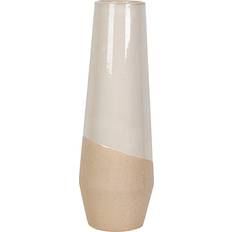 Romimex Romimex White Beige Vase