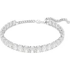 Rhodium Halsketten Swarovski Halskette Millenia 5696292 silber