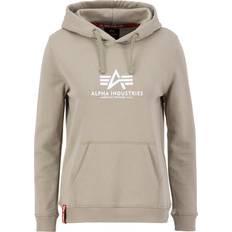 Alpha Industries Women Jumpers Alpha Industries Sweat Hoodie Woman New Basic - Beige