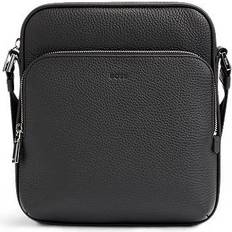 Herre - Skind Messenger-tasker BOSS Reporter bag in Italian leather with logo