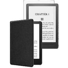 SaharaCase kindle paperwhite 11th gen 2021 2022 protection bundle folio Black