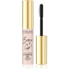 Eveline Cosmetics Brow & Go! Øjenbrynsgel Med ekstra stærk fiksering 6 ml