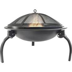 Garden & Outdoor Environment Hill Ceramic Bonfire with Grate and Mesh