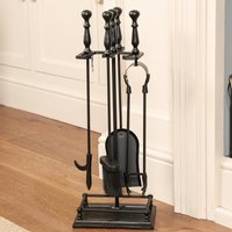 Fire Companion Sets on sale Dibor Gallery Cast Iron 5Pc Fireplace Tools Companion Set One Size