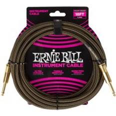 Ernie Ball Effecteenheden Ernie Ball Braided Instrument Cable Straight/Straight 18ft Pay Dirt