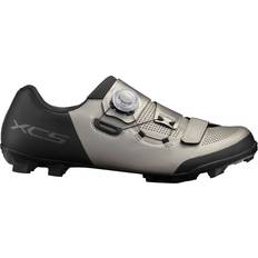 Men - Silver Cycling Shoes Shimano XC502 Mountain Bike Shoe Men's Silver, 43.0