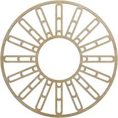 Moulding & Millwork Ekena Millwork OD 5 3/4 ID T Hale Wood Pierced Ceiling Medallion Birch