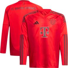 Soccer Uniform Sets adidas Bayern Munich 2024/25 Long Sleeve Football Shirt for Kids