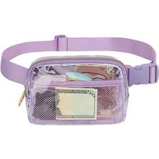 Transparent Bum Bags Ettsollp Sold by: Transparent Fanny Pack Clear Fanny Pack Belt Bag Large Capacity Water-resistant Zipper Closure Stadium Approved Transparent Waist Bag