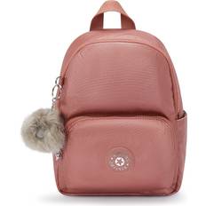 Kipling Backpacks Kipling Backpack Zinna Metallic Maple Pink Small Woman 100% Polyamide