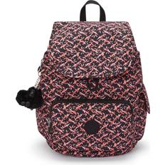 Kipling Backpacks Kipling Backpack City Pack S Dancing Bouquet Print Small Woman 100% Recycled Polyester