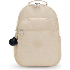 Kipling Women Backpacks Kipling Backpack Seoul Back To Beige Large Woman 56% Recycled Polyamide, 44% Polyamide