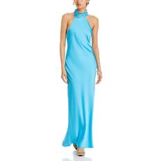 Ramy Brook Tatiana Satin Halter Gown