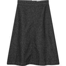 Mads Nørgaard Kjolar Mads Nørgaard Stellar Skirt - Dark Denim