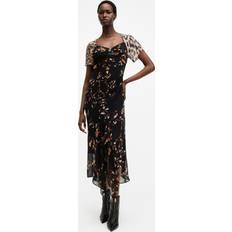 Women Dresses AllSaints Leah Floral Print Midi Dress