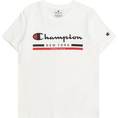 Champion T-Shirt dunkelblau blutrot weiß