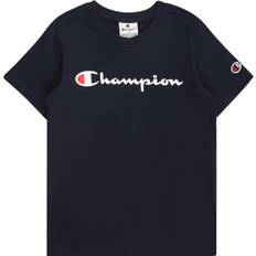 Champion Big Logo Cotton T-Shirt - Navy Blue