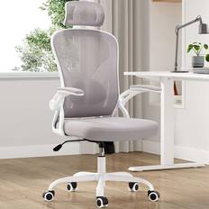 Inbox Zero Mesh Lumbar Support with Headrest Office Chair