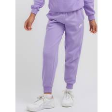 Purple Pants Children's Clothing Nike Girls' Club Fleece Track Pants in Hydrangeas/White