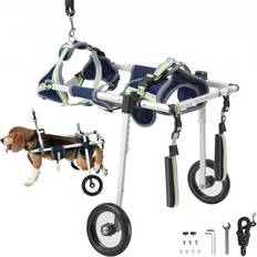 VEVOR 2 Wheels Dog Wheelchair for Back Legs