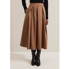Phase Eight Skirts Phase Eight Women's Trinity Pleated Skirt Brown