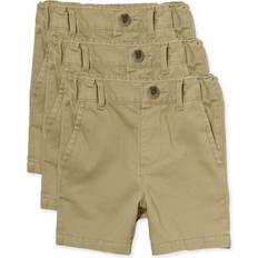 The Children's Place Toddler Uniform Stretch Chino Shorts 3-pack - Flax