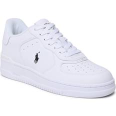 Polo Ralph Lauren Masters Court Leather Sneakers - White