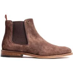 Simon Carter Mens Elgar Chelsea Boots Brown