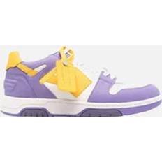 Off-White Trainers Off-White Men's Out Of Purple/Yellow Calf Leather Sneakers