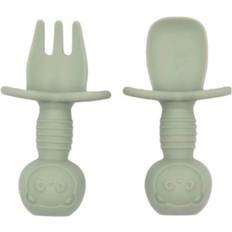 Non-Toxic Children's Cutlery BLW Essentials Silicone Training Cutlery