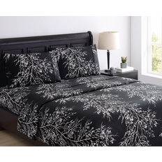 Bed Bath & Beyond SL SPIRIT LINEN HOME EST. 1988 Bed Sheet Black