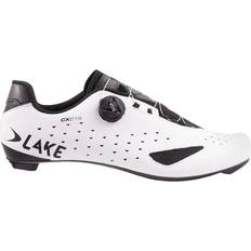 Lake CX219 Road Cycling Shoes - White/Black