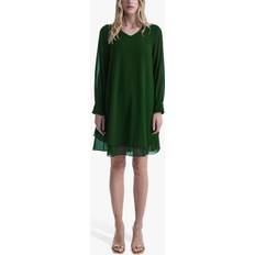 Green - Short Dresses James Lakeland James Lakeland Wave Hem Dress, Green