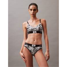 M Bikini Sets Calvin Klein Women's 1996 Cotton Stretch Modern Bikini Black