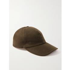 Loro Piana Headgear Loro Piana Logo-Embroidered Storm System Cashmere Baseball Cap Men Green
