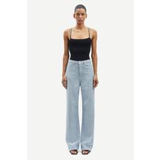 Samsøe Samsøe Blåa Byxor & Shorts Samsøe Samsøe Shelly jeans 15215, 28/32, BREEZE BLUE